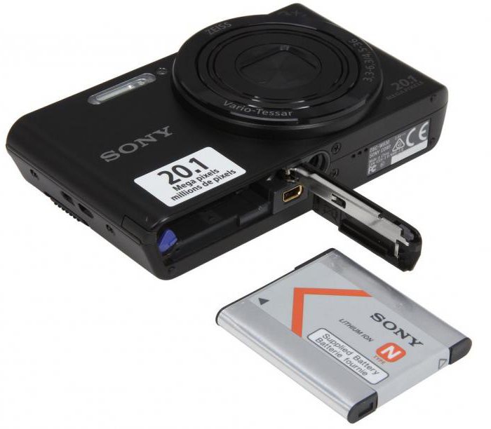 กล้อง Sony DSC W830: คำอธิบายรายละเอียด